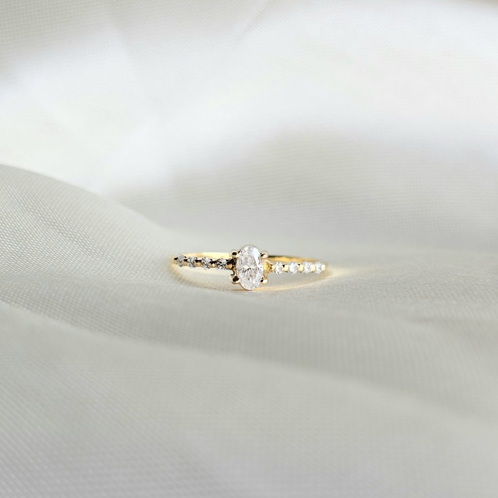 Blacksmith Jewelry - CELINE Engagement Ring
